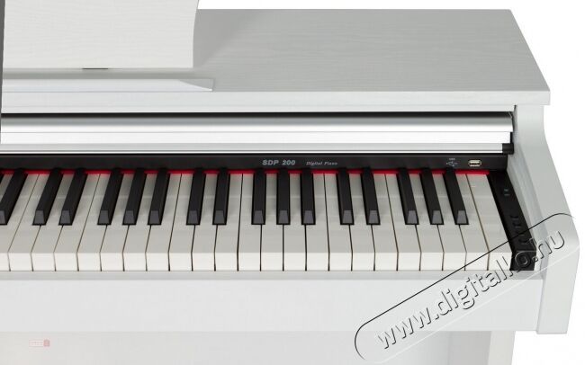 Sencor SDP 200 WH digitális zongora Audio-Video / Hifi / Multimédia - Hangszer - 336058