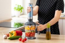 Sencor SHB 5602BL-EUE3 4in1 botmixer szett - kék Konyhai termékek - Konyhai kisgép (előkészítés / feldolgozás) - Botmixer - 354922