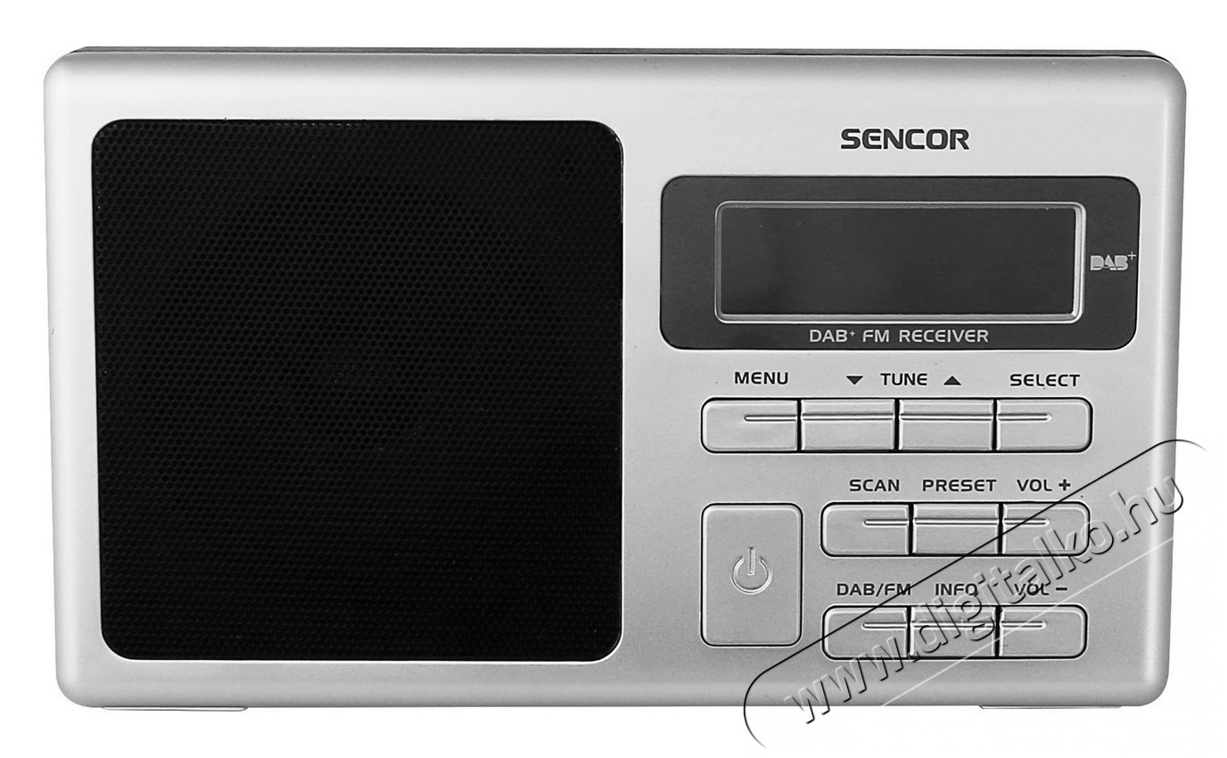 Sencor SRD 6400 DAB+/FM hordozható digitális rádió Audio-Video / Hifi / Multimédia - Rádió / órás rádió - Hordozható, zseb-, táska rádió - 346071