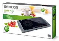 Sencor SCP 5303GY Indukciós főzőlap - fekete/szürke Konyhai termékek - Sütő-főzőlap, tűzhely (szabadonálló) - Indukciós főzőlap (szabadonálló) - 274784