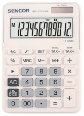 Sencor SEC 372T WE számológép - fehér Iroda és számítástechnika - Számológép - Irodai - 283243
