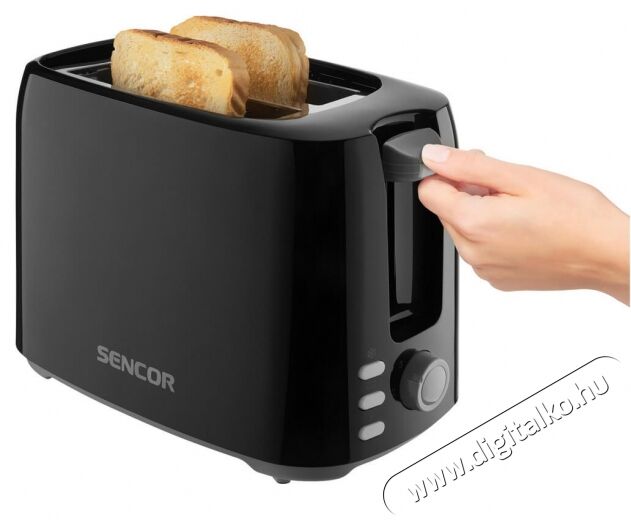 Sencor STS 2607BK kenyérpirító Konyhai termékek - Konyhai kisgép (sütés / főzés / hűtés / ételkészítés) - Kenyérpirító - 346091