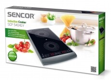 Sencor SCP 5404GY Indukciós főzőlap - fekete/szürke Konyhai termékek - Sütő-főzőlap, tűzhely (szabadonálló) - Indukciós főzőlap (szabadonálló) - 274785