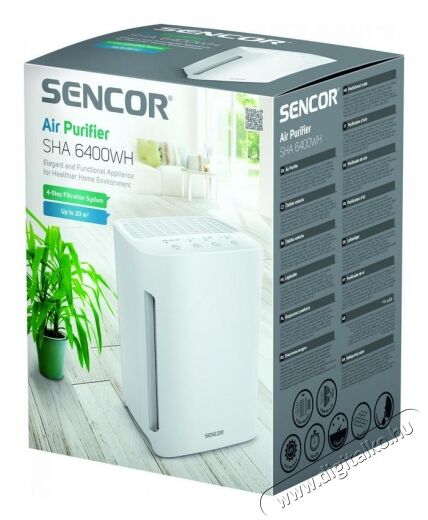 Sencor SHA 6400WH légtisztító Szépségápolás / Egészség - Légtisztító / párásító / párátlanító - Légtisztító - 346011