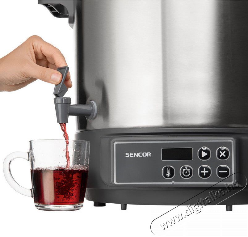 Sencor SPP 3200SS Elektromos főzőedény Konyhai termékek - Konyhai kisgép (sütés / főzés / hűtés / ételkészítés) - Légkeveréses főzőgép / elektromos kukta / multifunkciós sütő - 352029