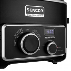 Sencor SPR 6100BK Multifunkciós lassú főző - fekete Konyhai termékek - Konyhai kisgép (sütés / főzés / hűtés / ételkészítés) - Légkeveréses főzőgép / elektromos kukta / multifunkciós sütő - 353315