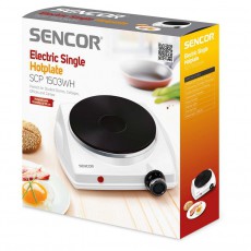 Sencor SCP 1503WH-EUE4 elektromos főzőlap - fehér Konyhai termékek - Sütő-főzőlap, tűzhely (szabadonálló) - Elektromos főzőlap (szabadonálló) - 371785