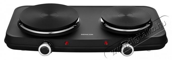 Sencor SCP 2254BK-EUE4 elektromos főzőlap - fekete Konyhai termékek - Sütő-főzőlap, tűzhely (szabadonálló) - Elektromos főzőlap (szabadonálló) - 371788