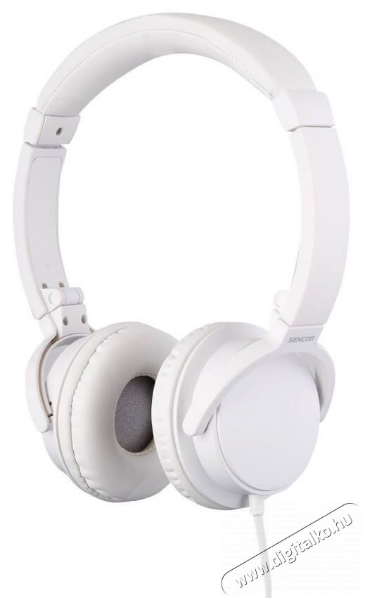 Sencor SEP 432 Fülhallgató - fehér Audio-Video / Hifi / Multimédia - Fül és Fejhallgatók - Fejhallgató mikrofonnal / headset - 372188