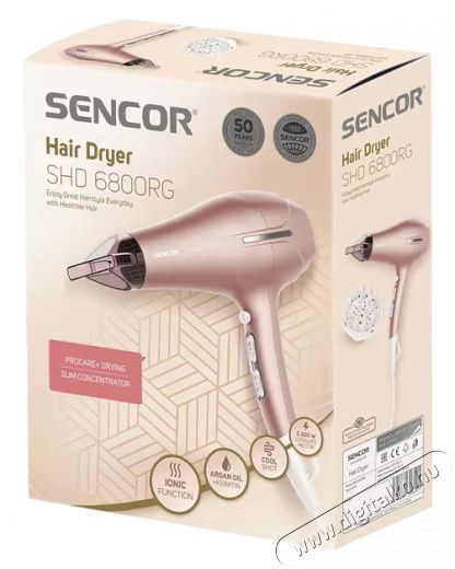 Sencor SHD 6800RG Hajszárító Szépségápolás / Egészség - Hajápolás - Hajszárító - 371794