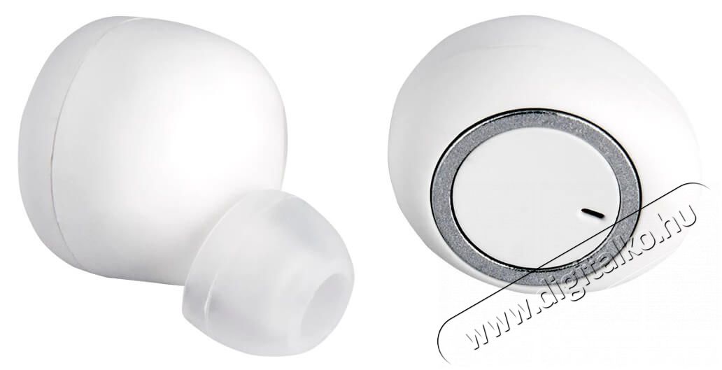 Sencor SEP 510BT WH TWS fülhallgató - fehér Audio-Video / Hifi / Multimédia - Fül és Fejhallgatók - Fülhallgató mikrofonnal / headset - 372189