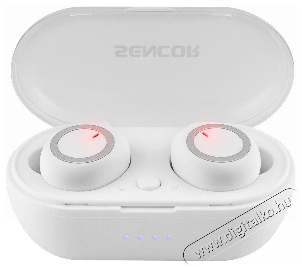 Sencor SEP 510BT WH TWS fülhallgató - fehér Audio-Video / Hifi / Multimédia - Fül és Fejhallgatók - Fülhallgató mikrofonnal / headset - 372189