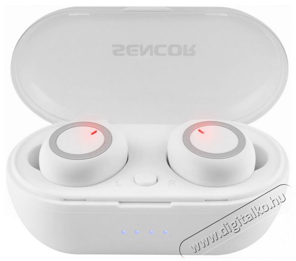 Sencor SEP 510BT WH TWS fülhallgató - fehér Audio-Video / Hifi / Multimédia - Fül és Fejhallgatók - Fülhallgató mikrofonnal / headset - 372189