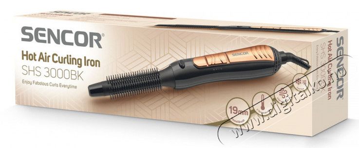 Sencor SHS 3000BK Hajformázó Szépségápolás / Egészség - Hajápolás - Meleglevegős hajformázó - 371799