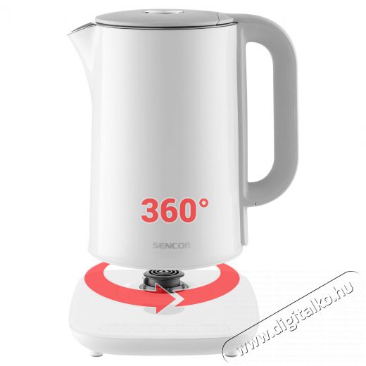 Sencor SWK 1591WH V&iacute;zforral&oacute; 1.5l - feh&eacute;r Konyhai term&eacute;kek - V&iacute;zforral&oacute; / teafőző - 371813
