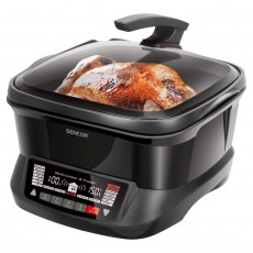 Sencor SFR 9300BK Multifunkciós sütő - fekete Konyhai termékek - Sütő-főzőlap, tűzhely (szabadonálló) - Mini sütő / mini grill / mini konyha - 364588
