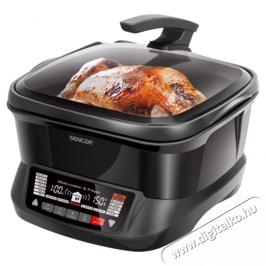 Sencor SFR 9300BK Multifunkciós sütő - fekete Konyhai termékek - Sütő-főzőlap, tűzhely (szabadonálló) - Mini sütő / mini grill / mini konyha - 364588
