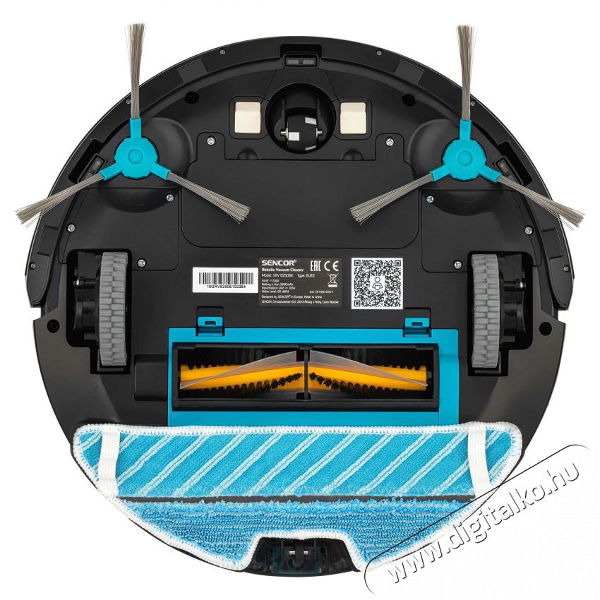Sencor SRV 6250BK-EUE3 Robotporszívó Háztartás / Otthon / Kültér - Porszívó / takarítógép - Robotporszívó - 371806