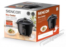 Sencor SRM 0601BK rizsfőző Konyhai termékek - Konyhai kisgép (sütés / főzés / hűtés / ételkészítés) - Rizsfőző - 371802