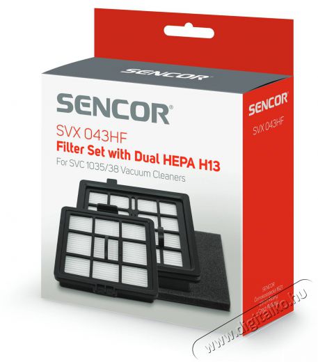 Sencor SVX 043HF Filter SVC 1035/38 porszívó szűrő Háztartás / Otthon / Kültér - Porszívó / takarítógép - Szűrő - 364638