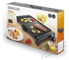 Sencor SBG 108BK asztali grill Konyhai termékek - Konyhai kisgép (sütés / főzés / hűtés / ételkészítés) - Kontakt grill sütő / sütőlap - 376681
