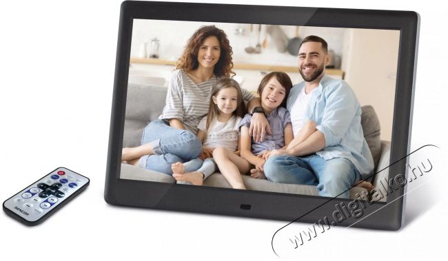 Sencor SDF 1080 B digitális fotókeret - fekete Háztartás / Otthon / Kültér - Lakásfelszerelés - Digitális képkeret - 376700