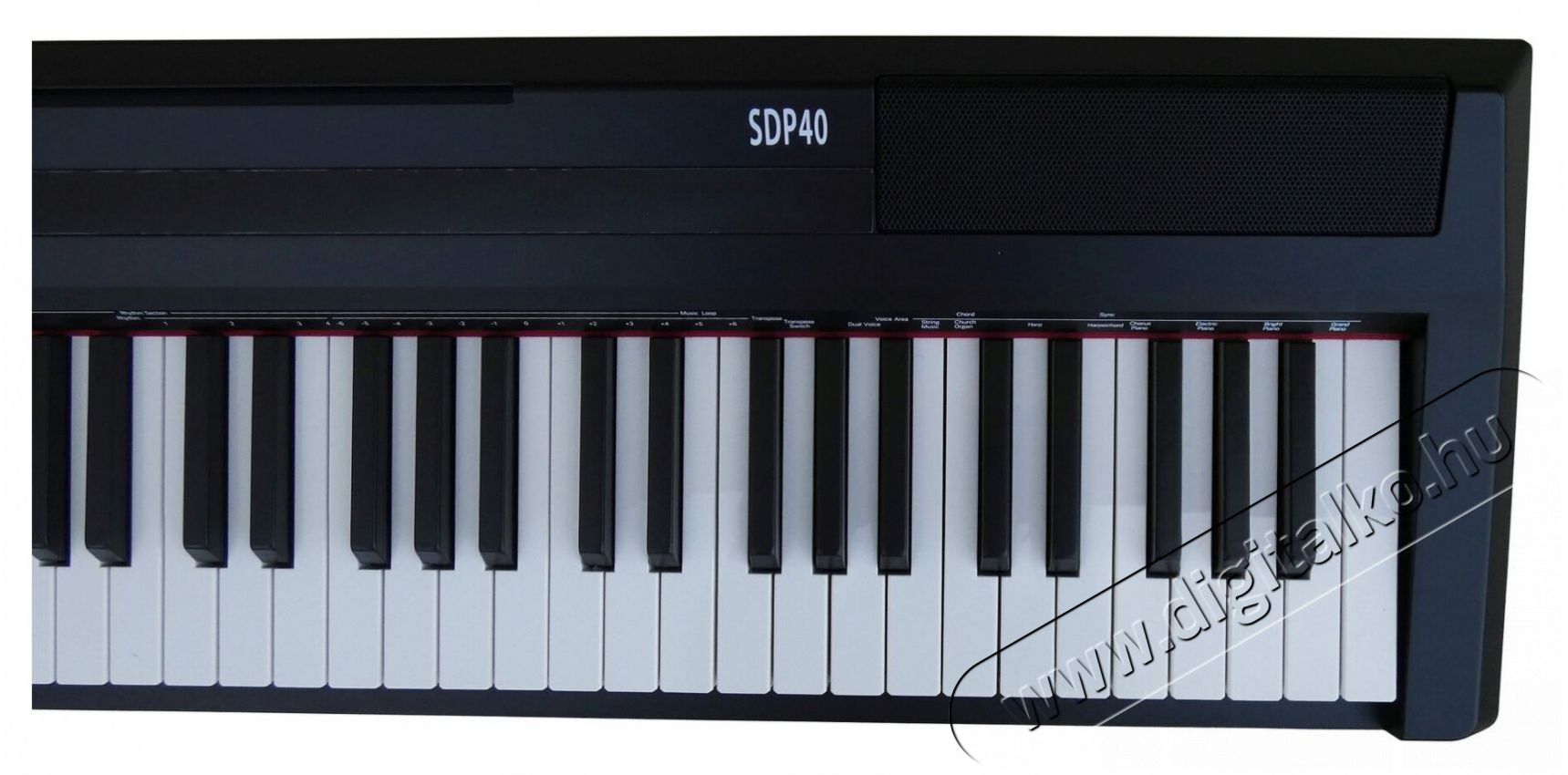 Sencor SDP 40 digitális zongora+állvány Audio-Video / Hifi / Multimédia - Hangszer - 376714