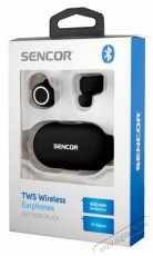 Sencor SEP 510BT BK TWS fülhallgató - fekete Audio-Video / Hifi / Multimédia - Fül és Fejhallgatók - Fülhallgató mikrofonnal / headset - 376722