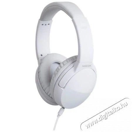 Sencor SEP 636WH Stereo fejhallgató - fehér Audio-Video / Hifi / Multimédia - Fül és Fejhallgatók - Fejhallgató