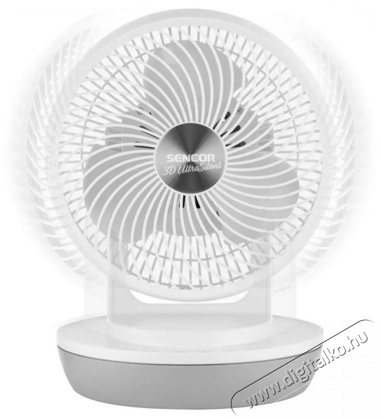 Sencor SFE 2340WH asztali ventilátor Háztartás / Otthon / Kültér - Ventilátor / Légkondicionáló - Asztali ventilátor - 376730