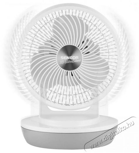 Sencor SFE 2340WH asztali ventilátor Háztartás / Otthon / Kültér - Ventilátor / Légkondicionáló - Asztali ventilátor - 376730