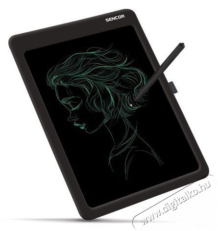 Sencor SXP 030 BK LCD digitális rajztábla Iroda és számítástechnika - Digitalizáló eszköz - Digitalizáló tábla - 376877