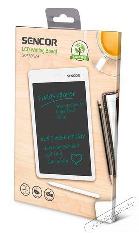 Sencor SXP 030 WH LCD digitális rajztábla Iroda és számítástechnika - Digitalizáló eszköz - Digitalizáló tábla - 376878