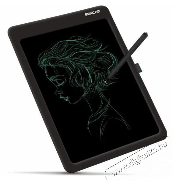 Sencor SXP 040 BK LCD digitális rajztábla Iroda és számítástechnika - Digitalizáló eszköz - Digitalizáló tábla - 376879