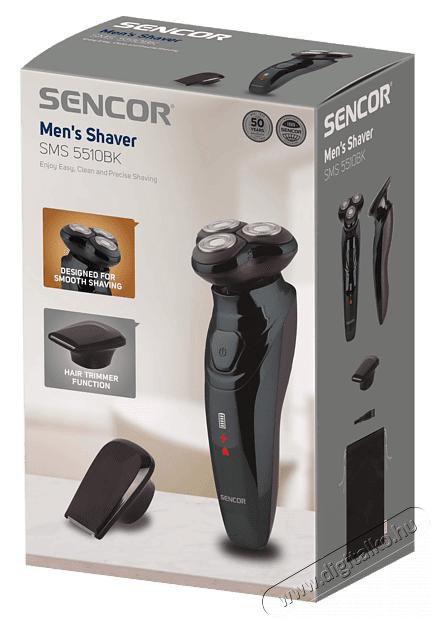 Sencor SMS 5510BK elektromos borotva Szépségápolás / Egészség - Szőrtelenítő / borotva - Férfi borotva - 376798