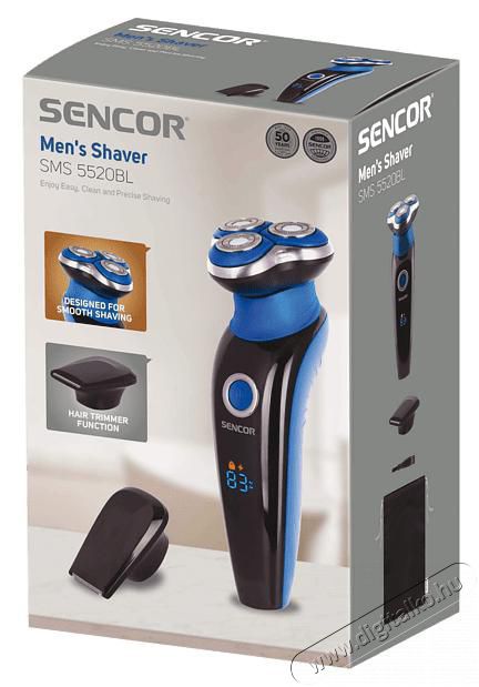 Sencor SMS 5520BL villanyborotva Szépségápolás / Egészség - Szőrtelenítő / borotva - Férfi borotva - 376799