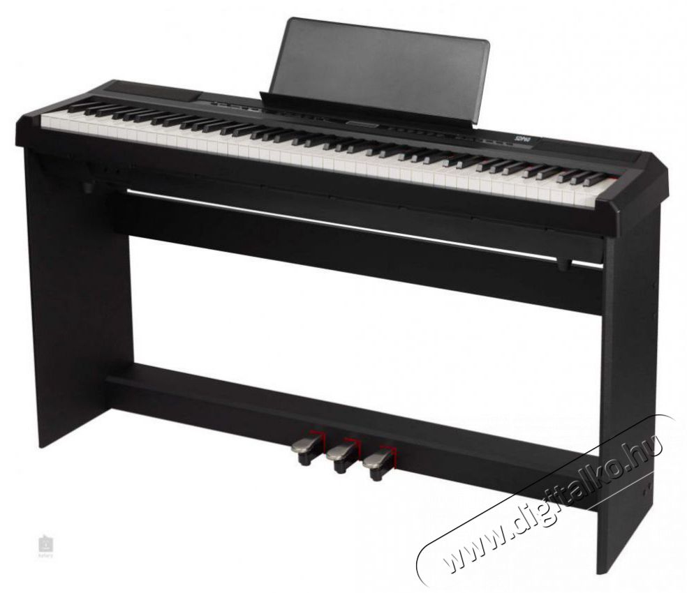 Sencor SDP 60 digitális zongora+állvány Audio-Video / Hifi / Multimédia - Hangszer - 376715