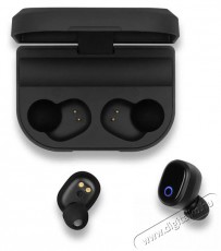Sencor SEP 520BT BK TWS fülhallgató - fekete Audio-Video / Hifi / Multimédia - Fül és Fejhallgatók - Fülhallgató - 376724