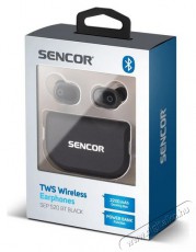 Sencor SEP 520BT BK TWS fülhallgató - fekete Audio-Video / Hifi / Multimédia - Fül és Fejhallgatók - Fülhallgató - 376724