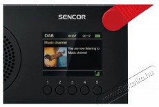Sencor SRD 7757B DAB/FM rádió Audio-Video / Hifi / Multimédia - Rádió / órás rádió - Hordozható, zseb-, táska rádió - 376826