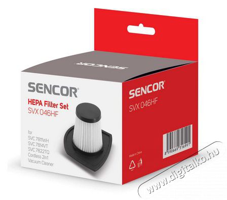 Sencor SVX 046HF HEPA filter SVC 78x szűrő készlet Háztartás / Otthon / Kültér - Porszívó / takarítógép - Szűrő - 376864