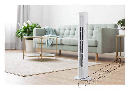 Sencor SFT 3107WH oszlop ventilátor - fehér Háztartás / Otthon / Kültér - Ventilátor / Légkondicionáló - Álló / padló ventilátor - 376736