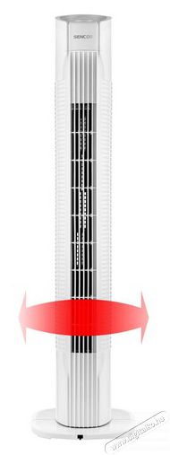 Sencor SFT 3107WH oszlop ventilátor - fehér Háztartás / Otthon / Kültér - Ventilátor / Légkondicionáló - Álló / padló ventilátor - 376736