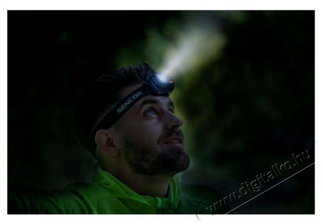 Sencor SLL 57 akkumulátoros LED fejlámpa Háztartás / Otthon / Kültér - Világítás / elektromosság - Fejlámpa - 376784
