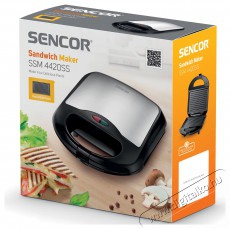 Sencor SSM 4420SS Panini grillsütő Konyhai termékek - Konyhai kisgép (sütés / főzés / hűtés / ételkészítés) - Kontakt grill sütő / sütőlap - 400737