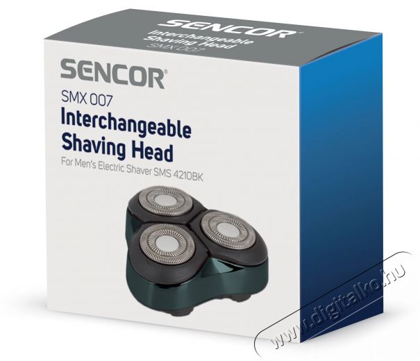Sencor SMX 007 Borotvafej - SMS 4210 Sz&eacute;ps&eacute;g&aacute;pol&aacute;s / Eg&eacute;szs&eacute;g - Szőrtelen&iacute;tő / borotva - F&eacute;rfi szőrtelen&iacute;tő kieg&eacute;sz&iacute;tő - 400715