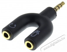 Sencor SAV 188-000 3,5 jack 4P M-2x F P Mobil / Kommunikáció / Smart - Mobiltelefon kiegészítő / tok - Kábel / átalakító - 400622