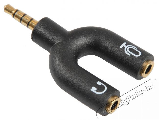 Sencor SAV 188-000 3,5 jack 4P M-2x F P Mobil / Kommunikáció / Smart - Mobiltelefon kiegészítő / tok - Kábel / átalakító - 400622
