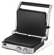 Sencor SBG 4010SS Kontakt grillsütő - Fekete-Ezüst Konyhai termékek - Konyhai kisgép (sütés / főzés / hűtés / ételkészítés) - Kontakt grill sütő / sütőlap - 400627