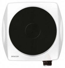 Sencor SCP 1503WH-EUE4 elektromos főzőlap - fehér Konyhai termékek - Sütő-főzőlap, tűzhely (szabadonálló) - Elektromos főzőlap (szabadonálló) - 432954